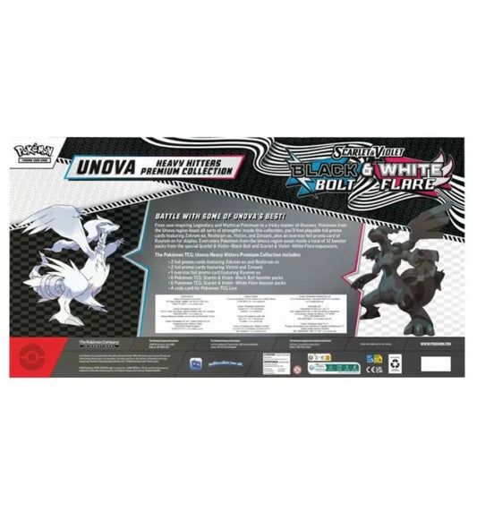 POKEMON BLACK BOLT & WHITE FLARE UNOVA HEAVY HITTERS PREMIUM COLLECTION