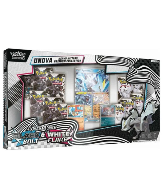 POKEMON BLACK BOLT & WHITE FLARE UNOVA HEAVY HITTERS PREMIUM COLLECTION